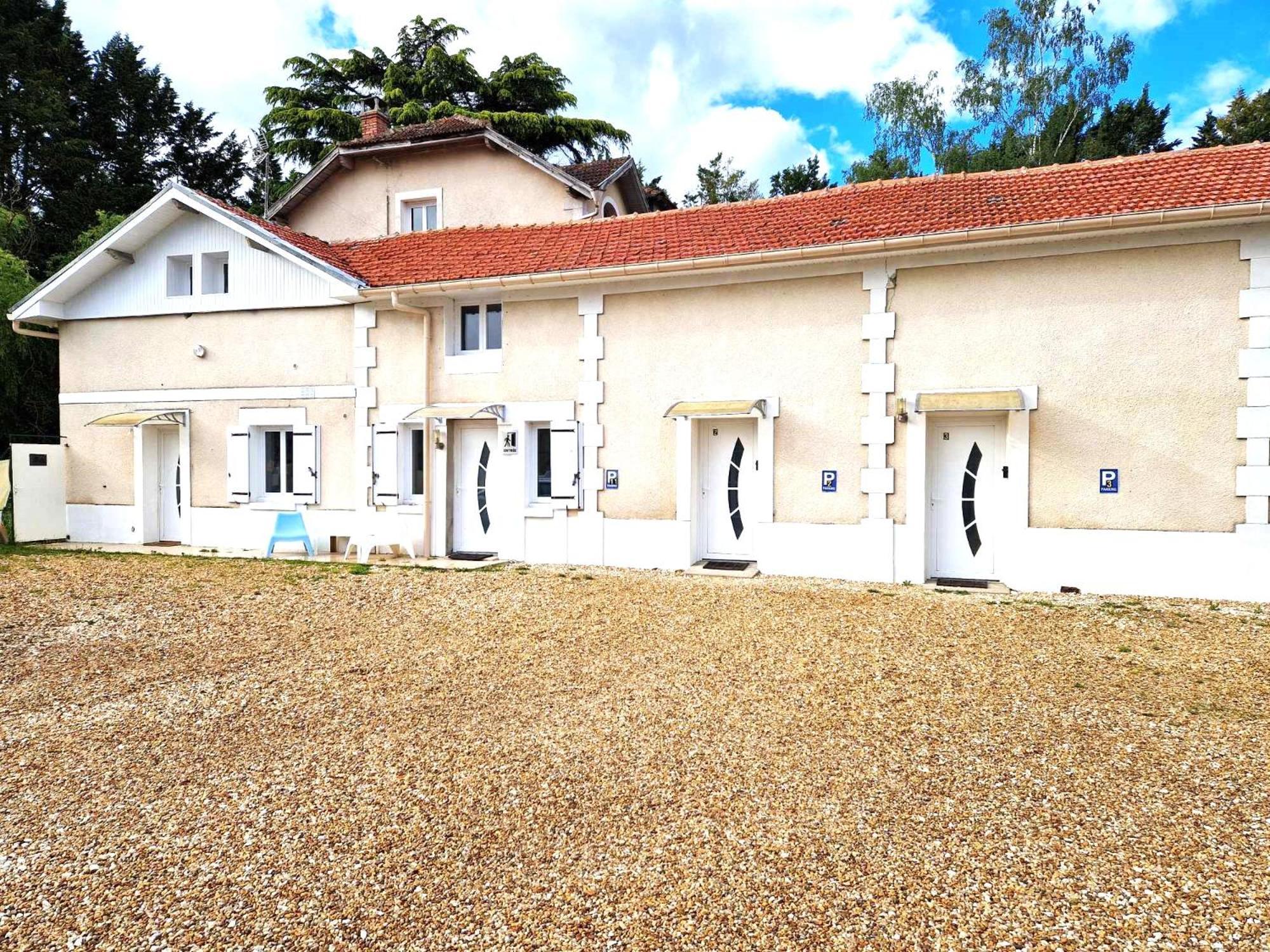 03 - Joli Studio Traversant Situe Au Rdc Avec 2 Lits, Tout Equipe Pour 1, 2 Ou 3 Personnes Maximum, Entree Independante Donnant Sur Parking Dont Une Place Est Reservee Devant La Porte, Grand Fourgon Possible Et Petit Jardin Sur L'Arriere Comme Une Ma Razac-sur-lʼIsle Exterior foto
